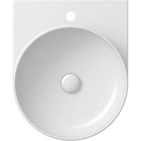 Ravak Yard - Lavabo 41x50 cm, senza sfioratore, foro per rubinetto, bianco XJX01240002
