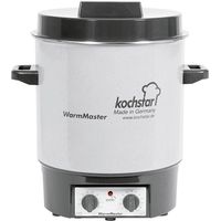 Stérilisateur de bocaux électrique 27L 1800W avec minuterie – Grille de cuisson – Thermostat réglable – Pour conserves et soupes – Kochstar