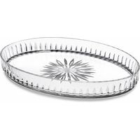 Brevetti WAF Vassoio Milano Oval Tray 23,5 x 15,4 Cm Plastica San Trasparente 1 Pz