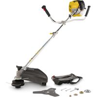 Powerplus Débroussailleuse Thermique POWXG30408 - Coupe-Bordure et Debroussailleuse a Dos de 42,7 cc, avec Harnais d'Épaule
