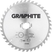 Lame circulaire graphite argent 255 mm 40 dents