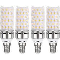Ampoule E14 Led 12w Blanc Froid 6000k, 1450lm, Équivalent Halogène E14 100w, 360° Lumiere, Ac 220v, Ampoule E14 Led Pour Éclairage Intérieur, Non-Dimmable, Lot De 4