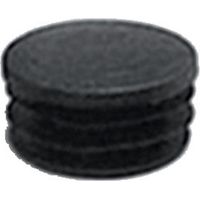 RUNDE KUNSTSTOFF 20 MM SCHWARZ INNEN ENDKAPPEN - FORTAPS - 16-20