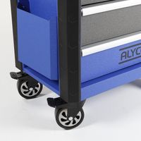 CHARIOT MÉTALLIQUE RENFORCÉ 7 TIROIRS AVEC OUTILS ALYCO