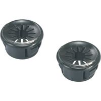 TRU COMPONENTS TC-RSBR25203 Kabeldurchführung Klemm-Ø (max.) 20.4 mm Polyamid Schwarz 100 St.