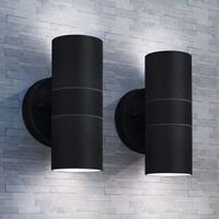 Lot de 2 Applique murale d'extérieur,Lampe Murale,Applique lumineuse Acier VDVM266970