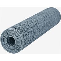 Werka Pro – Grillage rigide galvanisé mailles hexagonales 25 mm – Dimensions 0,5 x 2,5 m – Acier galvanisé résistant à la corrosion – Rouleau