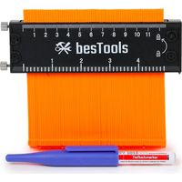 Gabarit de contournage 12,5 cm avec dispositif de blocage Kit de prélèvement de profilés
