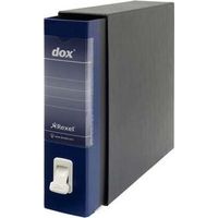 Esselte DOX 1 - 6 Registratori con custodia A4 e meccanismo a leva, Raccoglitori con leva formato Commerciale (23x30cm) con Dorso da 8 cm, Blu, 85 x 315 x 288 mm, Conf.da 6 pezzi, D26104