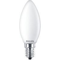 Lampada a LED Calda 2700K Philips Oliva 6,5 W=60W E14 806 Lm 4 Pezzi