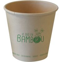 SPHERE - Gobelets bambou 25cl x50