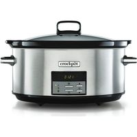 Mijoteuse digitale 7.5 L 320 W – Cuisson lente jusqu'à 20 h – Pour 10 personnes – Bol amovible et lave-vaisselle – Crock Pot