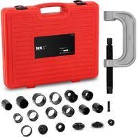MSW – Extracteur de rotule 21 pièces – Compatible Ford, Dodge, Honda – Acier au carbone – Mallette de transport incluse