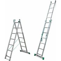Mehrzweckleiter 2x13 Sprossen - Ausgebreitete Länge 6.25m - 7513