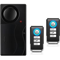 Theft alarm for bicycles – Security alarm – Vibration alarm – Motion detector – Security alarm system for e-bikes, doors, windows and cars – 110 dB – Loud (2