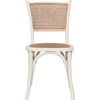 Sedia da cucina in legno e rattan Sedia Thonet 46x90x43 cm Sedia sala da pranzo Sedie ristoranti Sedia vintage Sedie rustiche