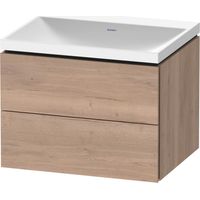 Duravit L-Cube c-shaped Set wandhängend, 2 Schubkästen, ohne