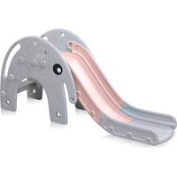 Baby Vivo Toboggan pour enfants / Toboggan - Éléphant en Rose/Gris