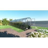 Gewächshaus KLASIKA SLIM 2 x 10 m (20 m²), 6 mm mit Polycarbonatbeschichtung, 1 Stück