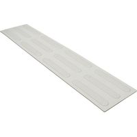 Dalle Podotactile Clous Caoutchouc Blanc Sécurité Pmr, Antidérapante, Signalétique Visuelle - Viso