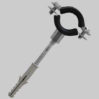 COLLARE FERMA TUBO COMPLETO CON GOMMA - 2" Ø 57-61 Tassello M10 Q.TA 2