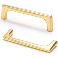 Set of 2 Zinc Alloy Kitchen Cabinet Door Handles for Cupboards, Drawers, Bedrooms, Furniture, Distance 128 mm