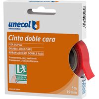 Ruban double transparent 5 mètres - UNECOL