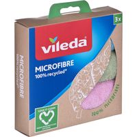 Vileda Chiffons microfibre bleu vert multicolore lot 3