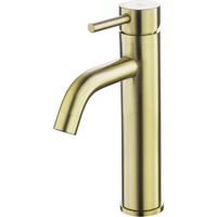 SKY BATH CDR007-3ORO ROCK Monomando Lavabo Alto Oro Cepillado - ref: CDR007-3ORO