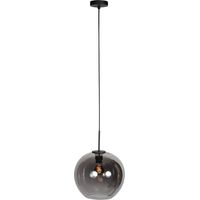 Mexlite - hängeleuchte - HaloSwap - schwarz - glas rauchglas -
