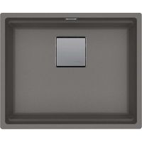 Franke Kubus 2 - Fregadero de fragranite KNG 110-52, 56x46 cm, piedra gris 125.0641.422