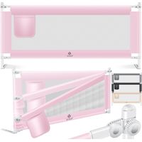 KESSER® barandilla de cama barandilla de cama para niños barandilla de cama para bebés barandilla de cama para niños rosa / 150cm