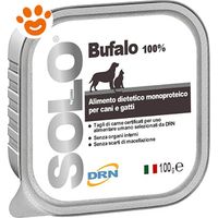 DRN Dog & Cat SOLO Bufalo - Vaschetta 100 Gr -