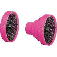 MACOM 210 Flexy Diffusore - Accessorio diffusore pieghevole universale in silicone, diametro 13,6cm, vano integrato per trattamento, compatibile con la maggior parte dei phon, 143g, colori assortiti