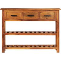 Sideboard/Anrichte/Buffet mit 3 Schubladen 110x30x80 cm Massivholz Akazie LXWW844143