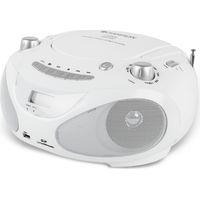 Boombox CD/Radio/MP3/USB White
