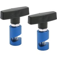 Lot de 2 pinces de support de levage M12 multifonctions universelles 12 mm pour étrier de bougie d'allumage pour hayons, hayons, coffres, bleu