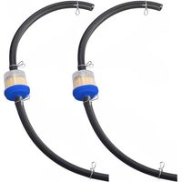 Filtres à Essence, Kit De Filtre à Carburant En Ligne Pour Motos, Conduite De Carburant Filtre à Essence, Machines Pour Filtrer L'essence, Filtre Essence Universel Vitesse(Bleu)