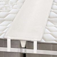 Pont de lit de 20 cm - Connecteur de matelas pour transformer un lit simple en lit king size - Cale de matelas avec sangle pour chambre d'amis, convient aux lits de 1,80 m