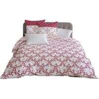 Home Linge Passion Frise Completo Letto Bordeaux 220x240 cm