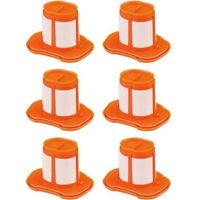 6 pièces Filtre pour Aspirateur Black Decker HHVKF10,Accessoire Pièces de rechange lavable