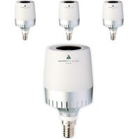 Lot de 4 ampoules LED E14 Bluetooth + enceinte avec télécommande - Chacon