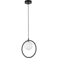 Suspension noire moderne Aqua verre 1xG9 12W Sigma