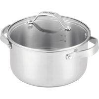 Pentola in acciaio inox da 24 cm con coperchio in vetro - 101034 - Beka