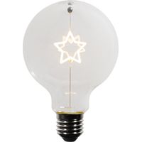 QAZQA Christmas E27 LED Lamp Star Filament G95 Clear 1.8W 120 lm