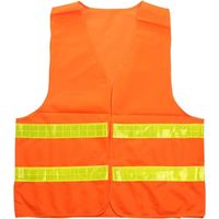 Gilet jaune/orange - Réfléchissant pour la sécurité nocturne
