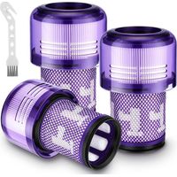 V12-Ersatzfilter für Dyson V12 Detect Slim, Slim+ Akku-Staubsauger und V12 Slim Absolute Staubsauger, SV34, SV35 V12 Staubsauger-Filterersatz - Crezuo