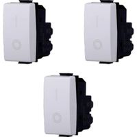 gloca Set 3 Interruttori 2P 16A 250V Compatibili Con Serie Matix
