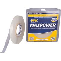 Cinta doble cara HPX alta resistencia 19mm x 16,5m para cargas pesadas y humedad