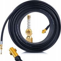 Tubo Alta Pressione 30m – Compatibile con Idropulitrice Kärcher K2–K7 Ugello a Molla in Ottone Fino a 60°C Flessibile e Resistente